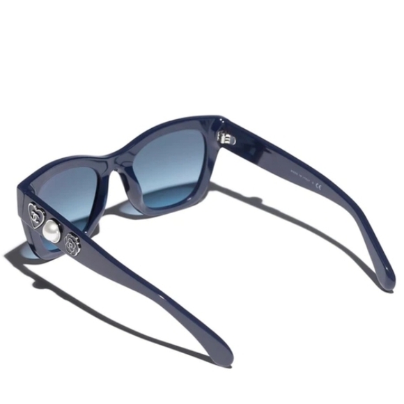 Chanel Square Sunglasses CH5478 1643/S2 featuring a Blue frame with Blue… - Picture 15 of 16